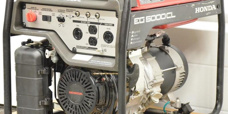 HONDA EG5000CL gas powered generator | Corporate Assets Inc.