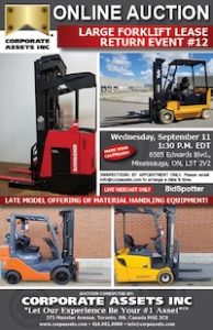 Large Forklift Lease Return Event #12